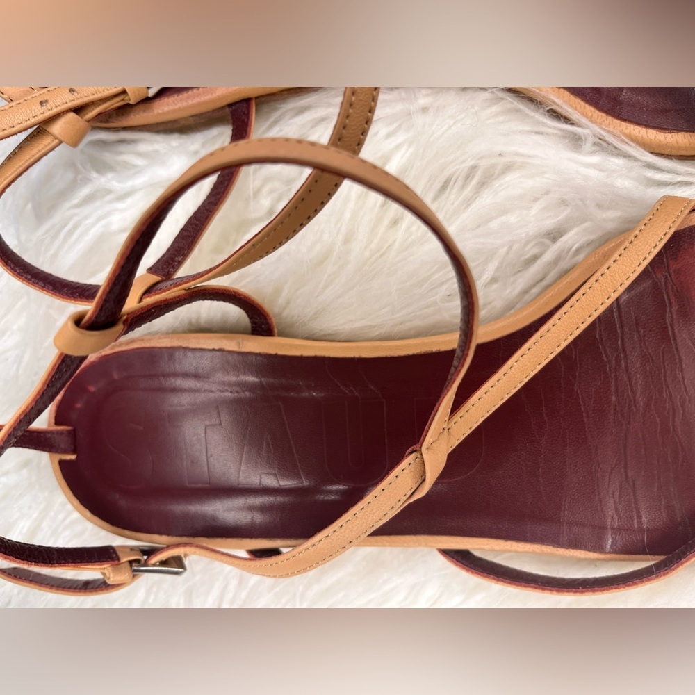 STAUD Tan Strappy Heels - Picture 3 of 5